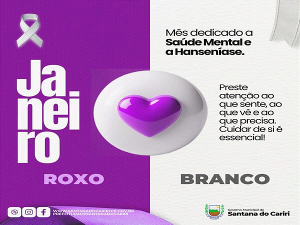 Janeiro Branco e Roxo: cuide da sua saúde integral!