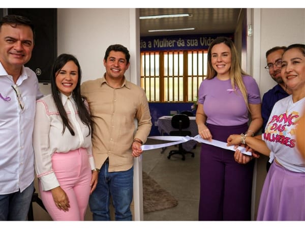 Sala Lilás é inaugurada no CRAS, e conta com a presença da vice-governadora Jade Romero.