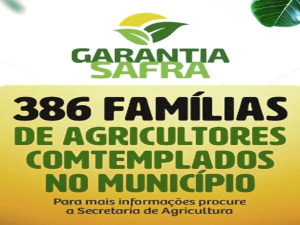 Garantia Safra 2022/2023 Liberado em Santana do Cariri!
