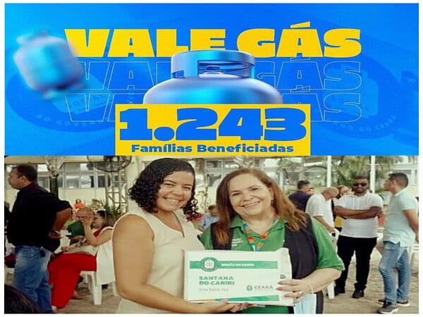 Santana do Cariri recebeu os tíquetes do Vale Gás Social do Governo do Ceará!