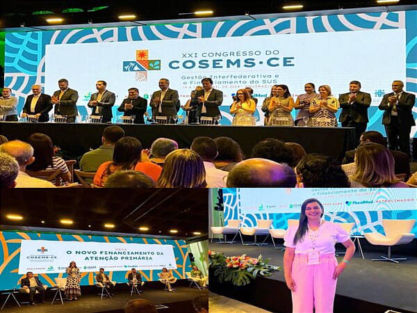 O município de Santana do Cariri marca presença no XXI Congresso do COSEMS-CE