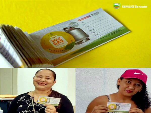 Santana do Cariri deu início a distribuição dos voucher do Programa Vale Gás Social, do Governo do Estado.